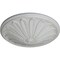 Ekena Millwork Brontes Ceiling Medallion (Fits Canopies up to 3 5/8"), Hand-Painted Frost, 25 1/2"OD x 5 1/2"P CM25BRFRF - alternate 3